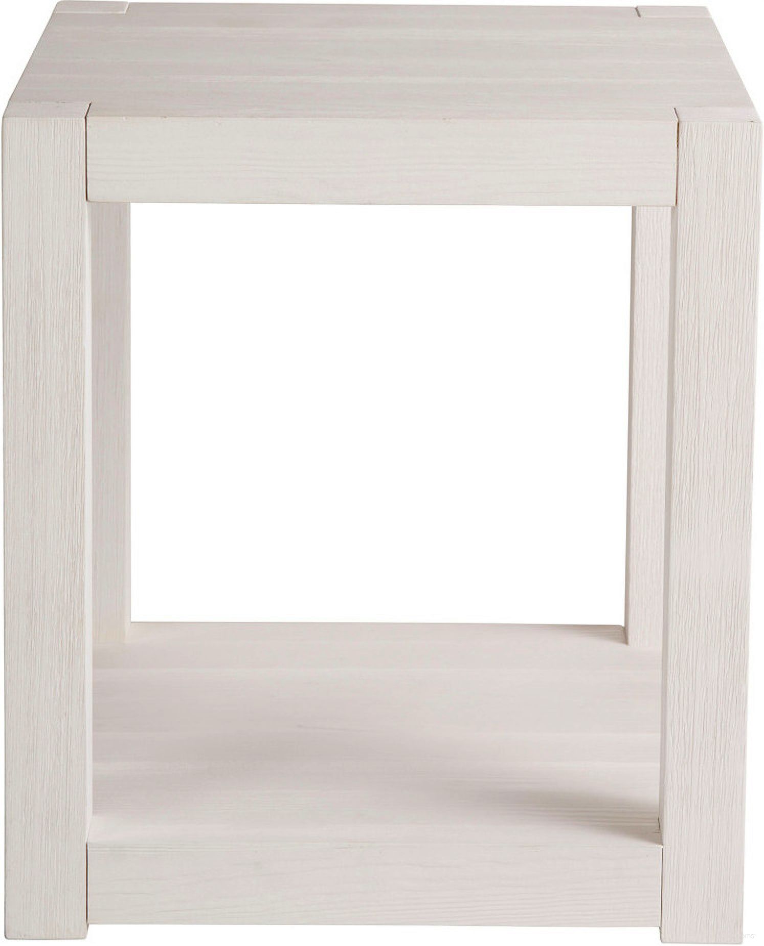 The appearance of Weekender Hermosa Square End Table In White Sand designed by Universal in the modern / contemporary interior design. This white sand piece of furniture  was selected by 1StopBedrooms from Weekender Collection to add a touch of cosiness and style into your home. Sku: U330A808. Material: Wood.