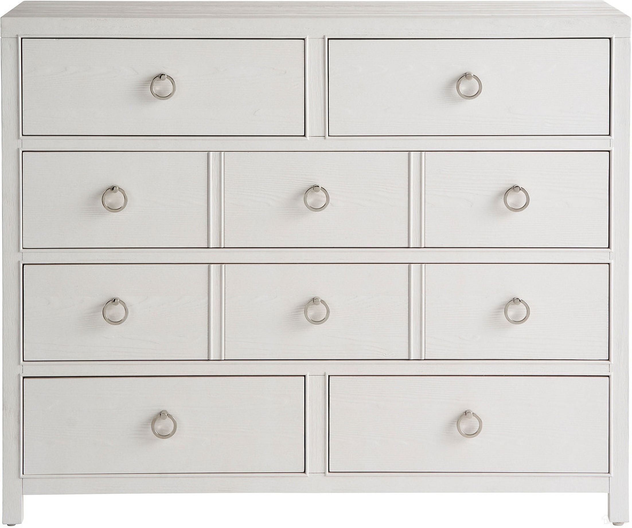 The appearance of Weekender Pacific Grove Dresser In White Sand designed by Universal in the modern / contemporary interior design. This white sand piece of furniture was selected by 1StopBedrooms from Weekender Collection to add a touch of cosiness and style into your home. Sku: U330A050. Material: Wood.