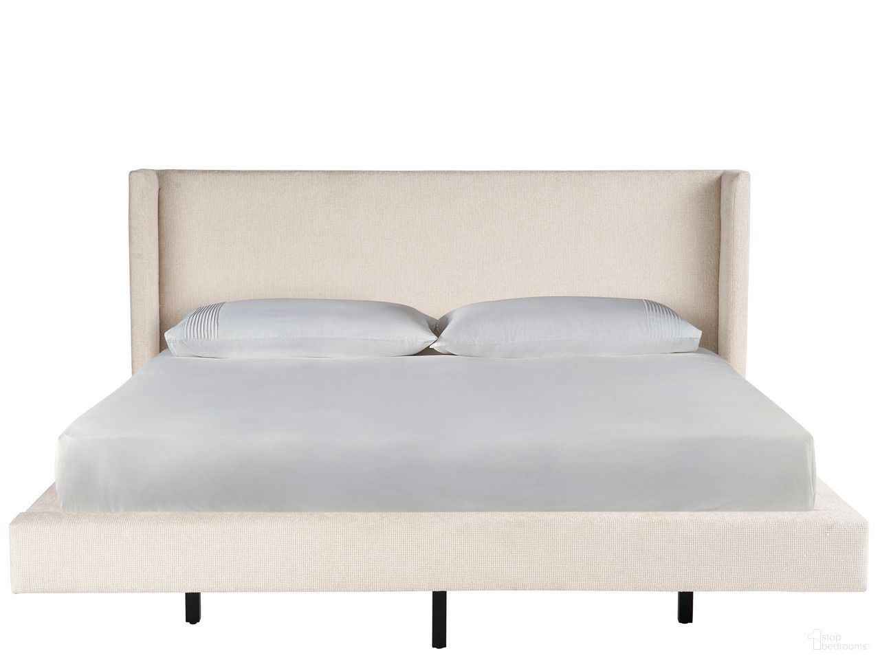 The appearance of Weekender Sainte King Bed designed by Universal in the modern / contemporary interior design. This cream piece of furniture was selected by 1StopBedrooms from Weekender Collection to add a touch of cosiness and style into your home. Sku: U330220B. Material: Fabric. Bed Size: King. Bed Type: Upholstered Bed.