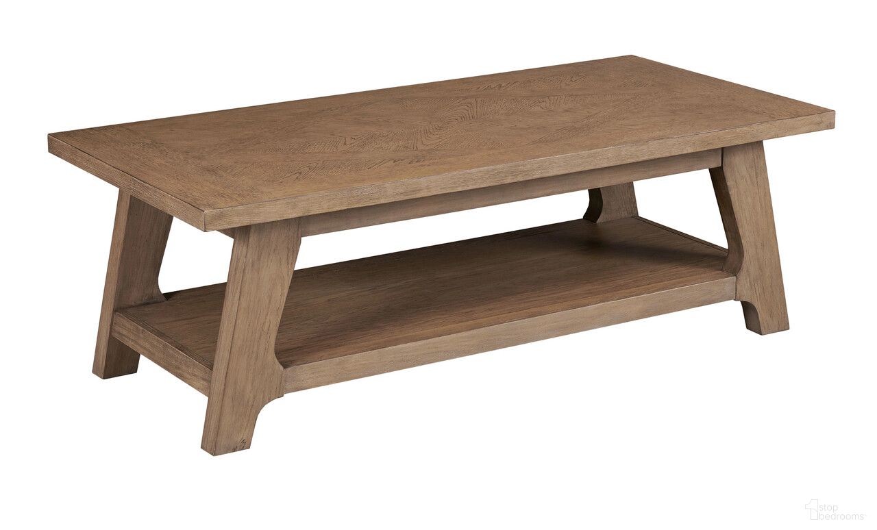 Weisman Rectangular Coffee Table In Nutmeg