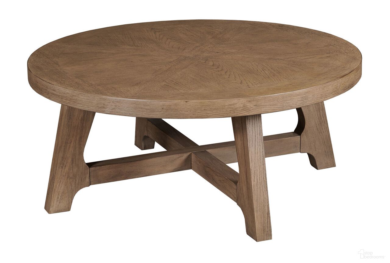 Weisman Round Coffee Table In Nutmeg
