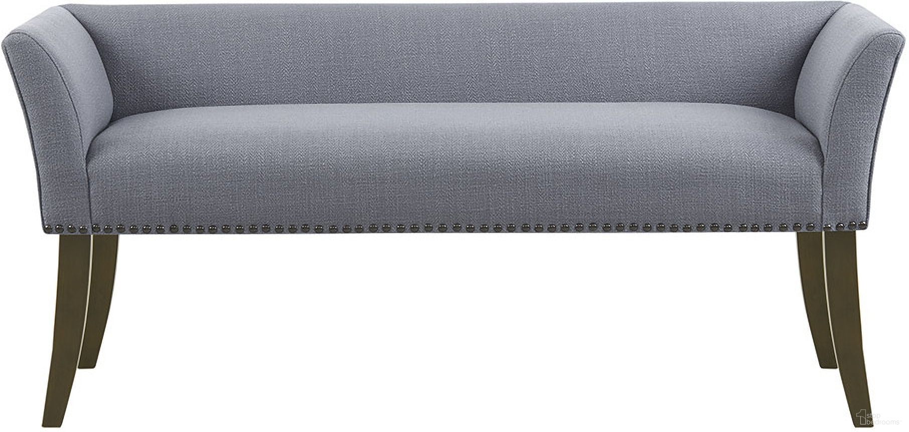 Welburn Bench In Slate Blue