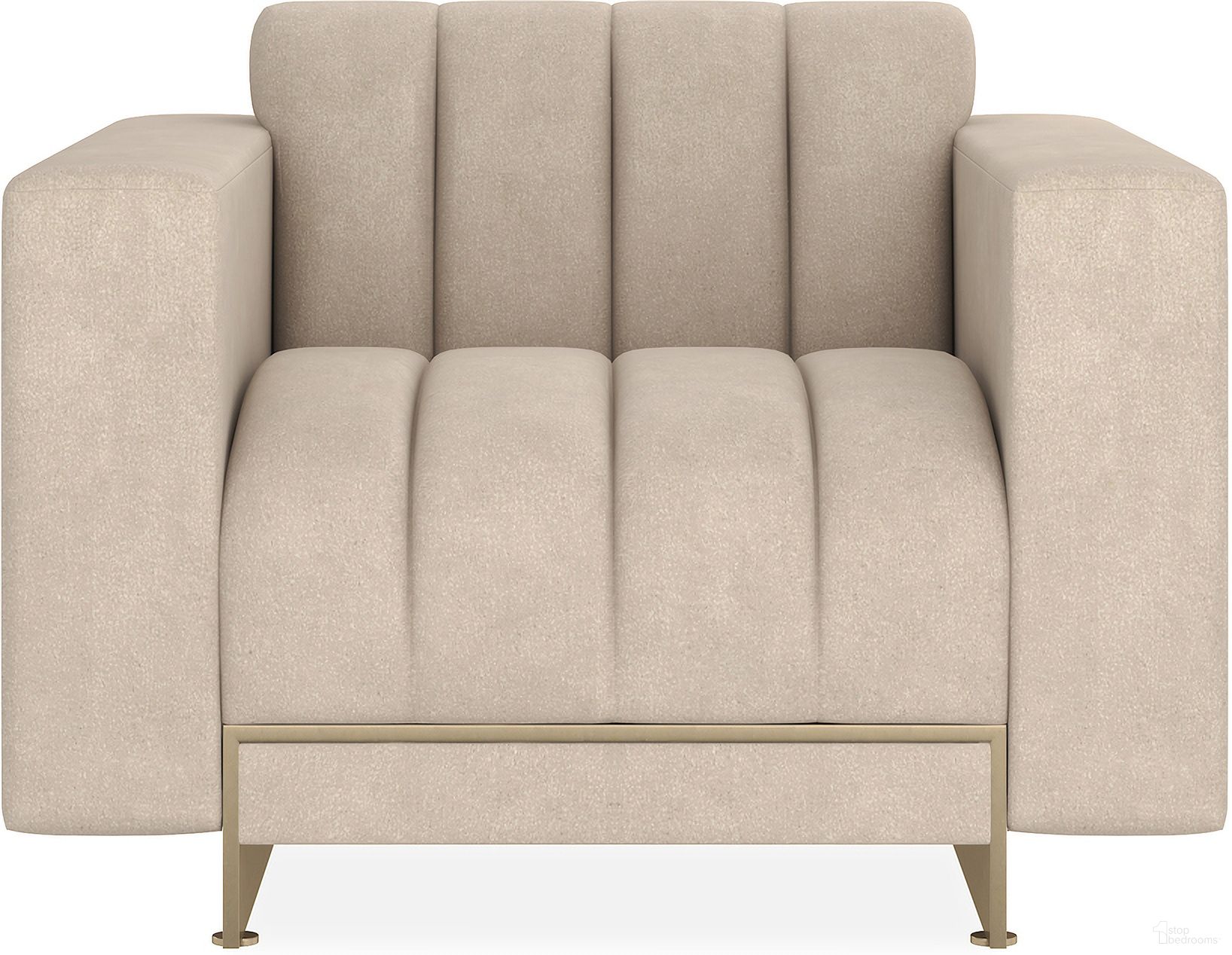 The appearance of Well Balanced Chair In Beige designed by Caracole in the modern / contemporary interior design. This beige piece of furniture was selected by 1StopBedrooms from Well Balanced Collection to add a touch of cosiness and style into your home. Sku: UPH-424-231-A. Material: Metal.