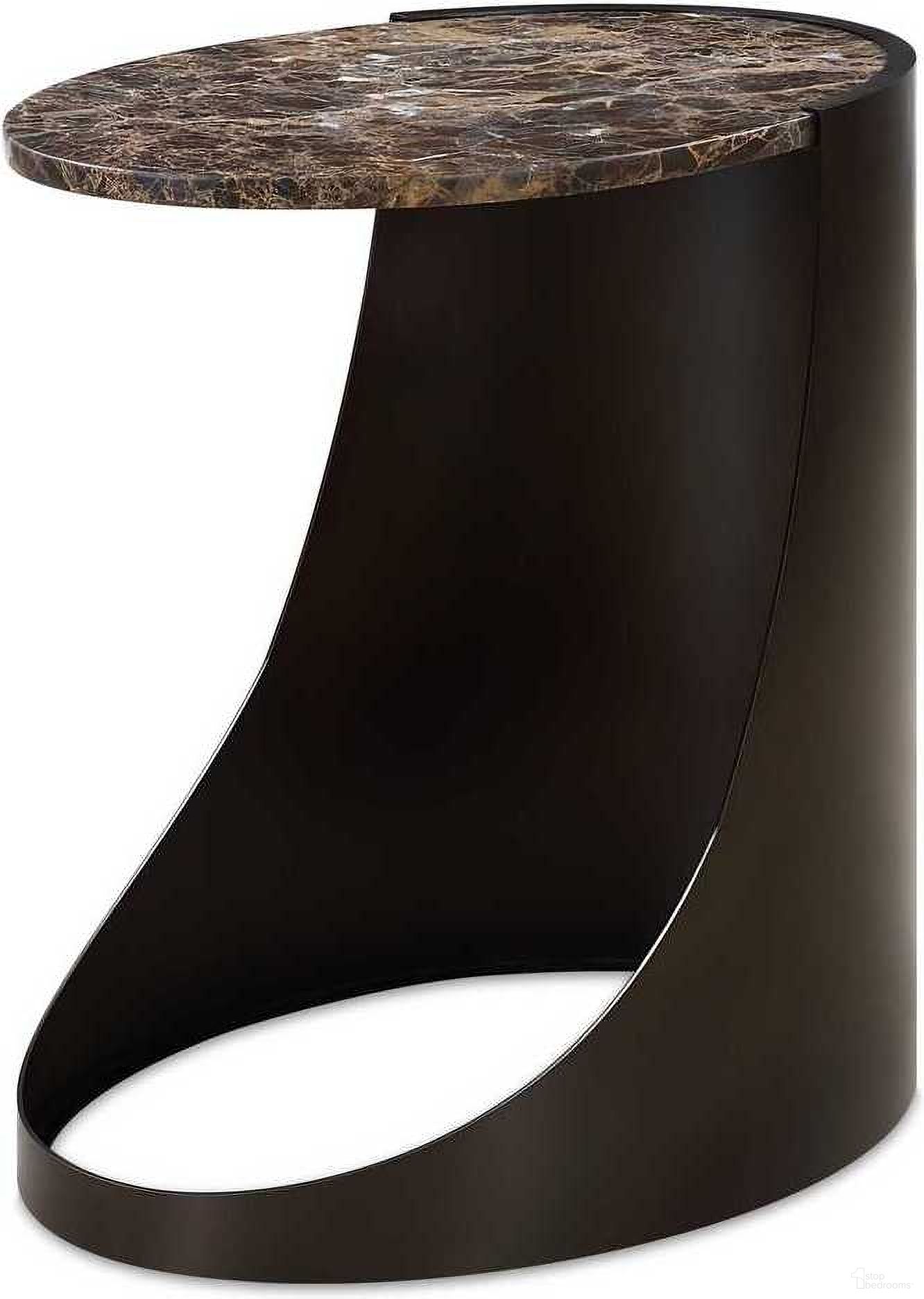 The appearance of Welling Modern Metal Side Table In Bronze designed by Uttermost in the modern / contemporary interior design. This bronze piece of furniture  was selected by 1StopBedrooms from Welling Collection to add a touch of cosiness and style into your home. Sku: 50095. Material: Iron.
