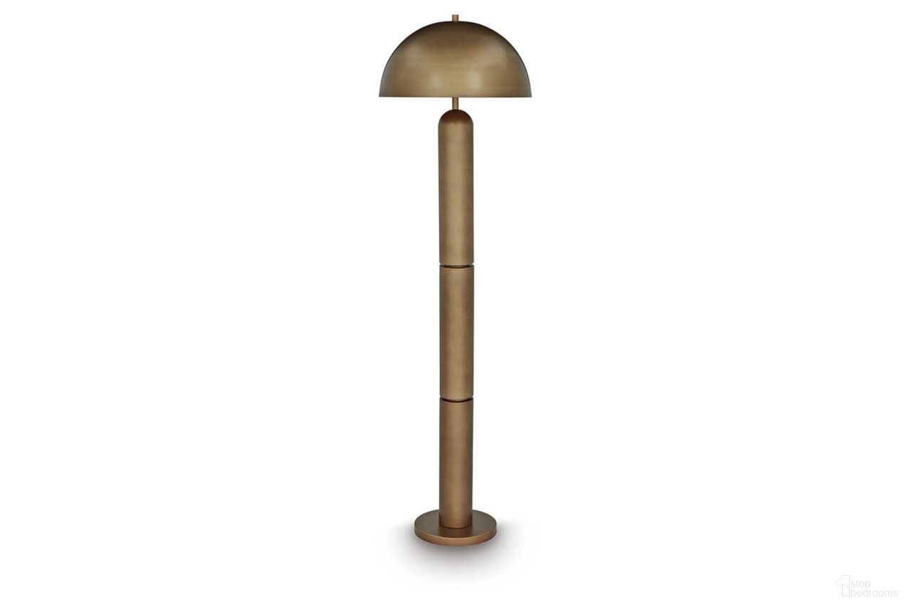 The appearance of Wendfield Metal Floor Lamp In Antique Gold designed by Signature Design by Ashley in the modern / contemporary interior design. This antique gold piece of furniture  was selected by 1StopBedrooms from Wendfield Collection to add a touch of cosiness and style into your home. Sku: L208511. Material: Metal.