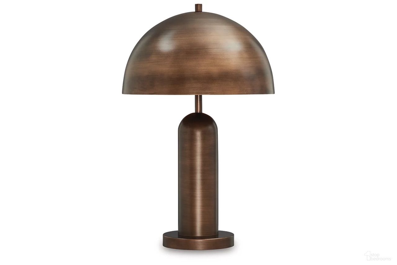 The appearance of Wendfield Table Lamp In Antique Copper designed by Signature Design by Ashley in the modern / contemporary interior design. This antique copper piece of furniture was selected by 1StopBedrooms from Wendfield Collection to add a touch of cosiness and style into your home. Sku: L208434. Material: Metal.
