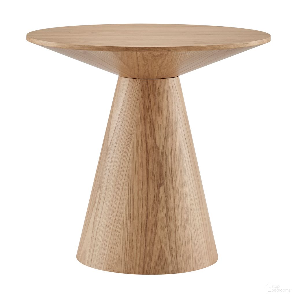 The appearance of Wesley 24 Inch Side Table In Oak designed by Euro Style in the modern / contemporary interior design. This oak piece of furniture  was selected by 1StopBedrooms from Wesley Collection to add a touch of cosiness and style into your home. Sku: 38886OAK-A;38886OAK-B. Material: MDF.