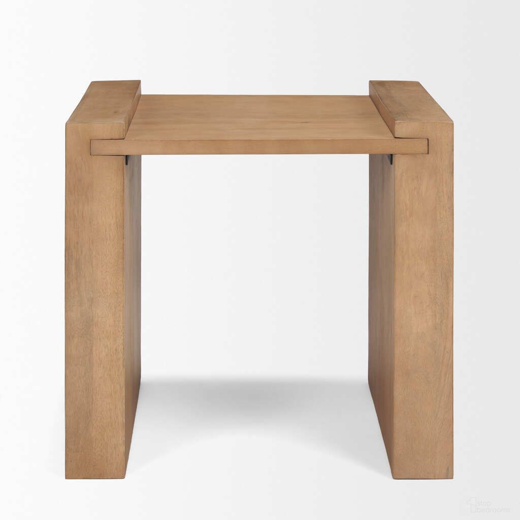 The appearance of Wesson Wood Accent Table In Light Brown designed by Mercana in the modern / contemporary interior design. This light brown piece of furniture was selected by 1StopBedrooms from Wesson Collection to add a touch of cosiness and style into your home. Sku: 71038. Material: Solid Wood.
