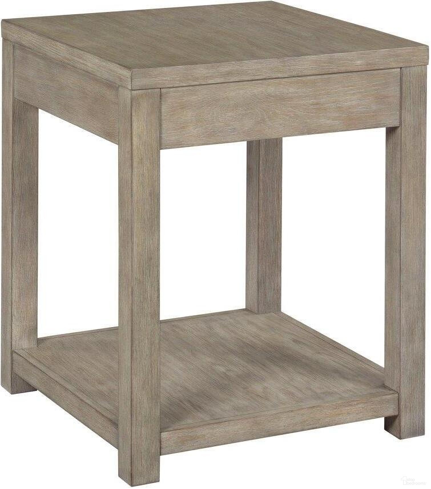 The appearance of West End Corner Table designed by Hammary in the transitional interior design. This light stain piece of furniture  was selected by 1StopBedrooms from West End Collection to add a touch of cosiness and style into your home. Sku: 042-942. Material: Wood.