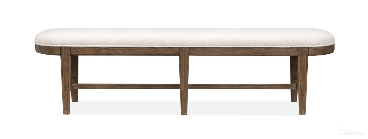 The appearance of Westbourne Bench In Dark Umber designed by Magnussen in the transitional interior design. This dark umber piece of furniture was selected by 1StopBedrooms from Westbourne Collection to add a touch of cosiness and style into your home. Sku: D5888-68. Material: Pine Veneer.