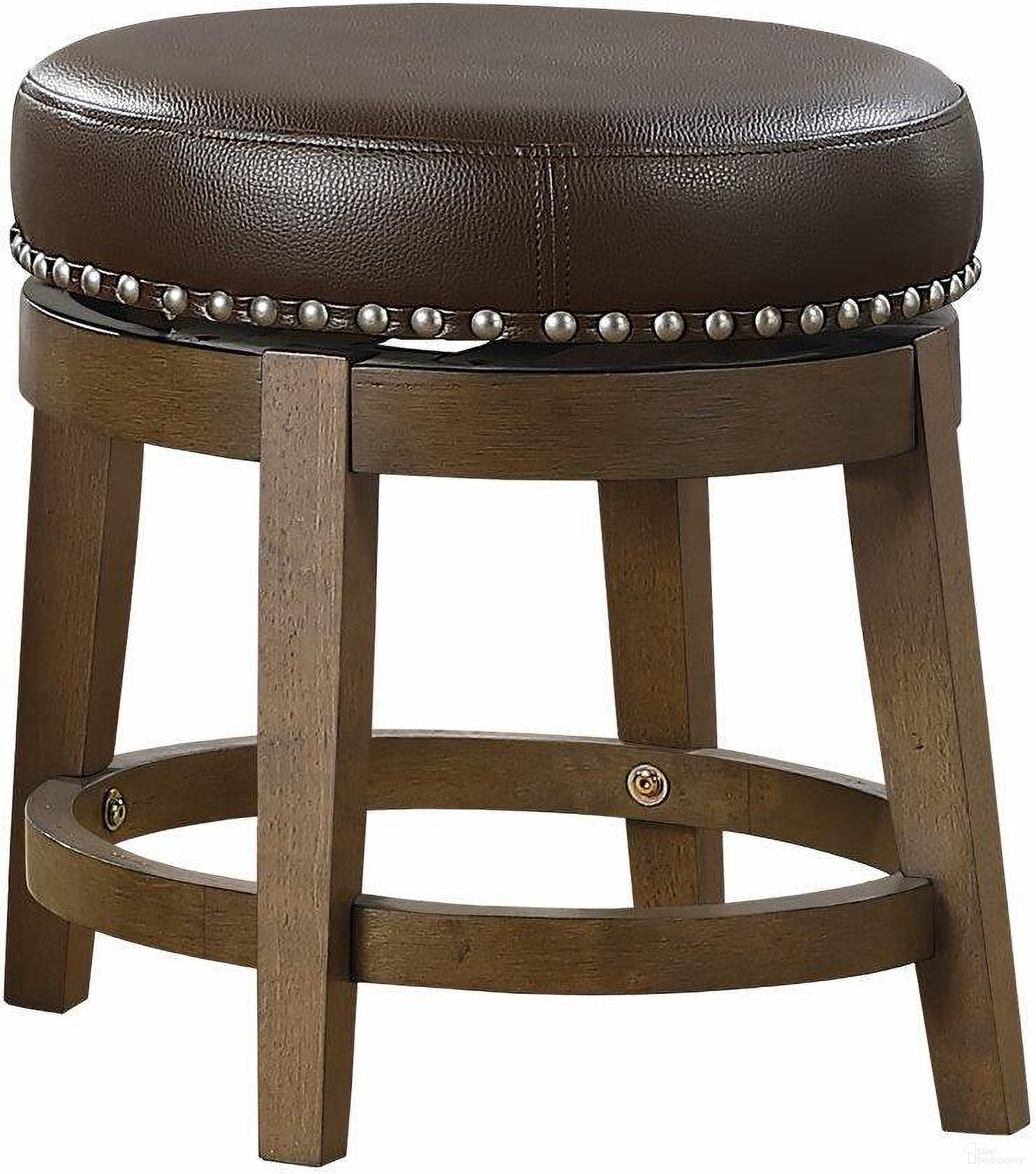 Westby Brown Round Swivel Stool Set Of 2