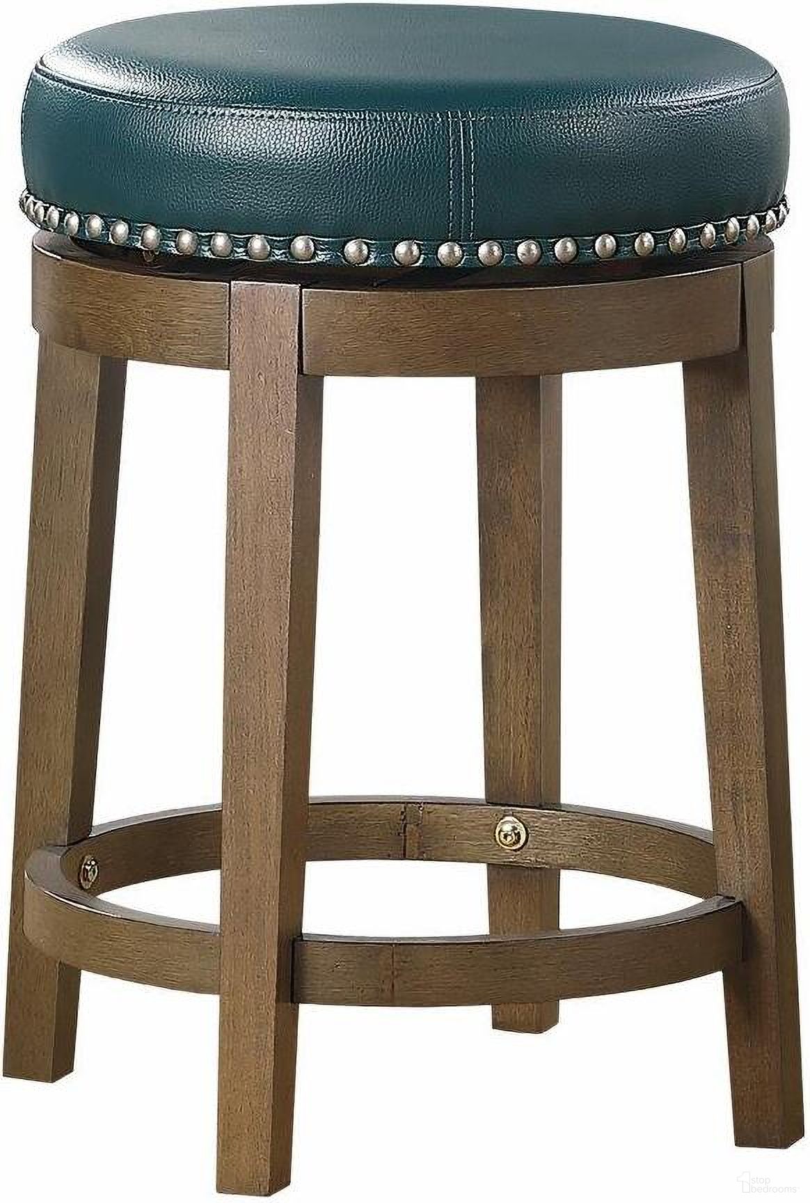Westby Green Round Swivel Counter Height Stool Set Of 2