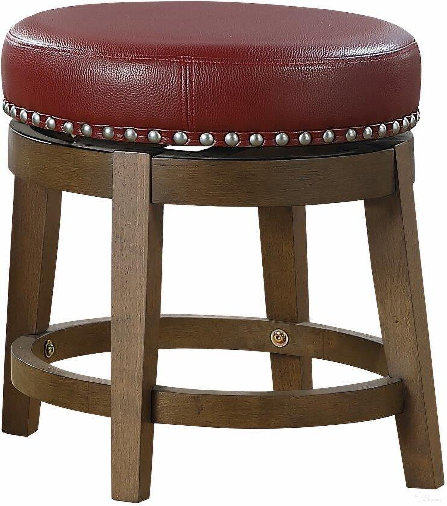 Westby Red Round Swivel Stool Set Of 2