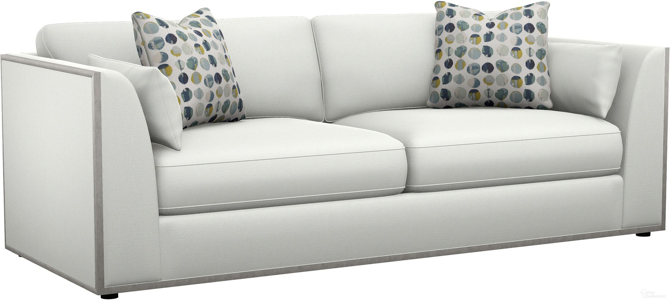 The appearance of Featured Upholstery Westcliffe Sofa In White designed by Lexington in the modern / contemporary interior design. This white piece of furniture was selected by 1StopBedrooms from Featured Upholstery Collection to add a touch of cosiness and style into your home. Sku: 7628-33-70. Material: Fabric.