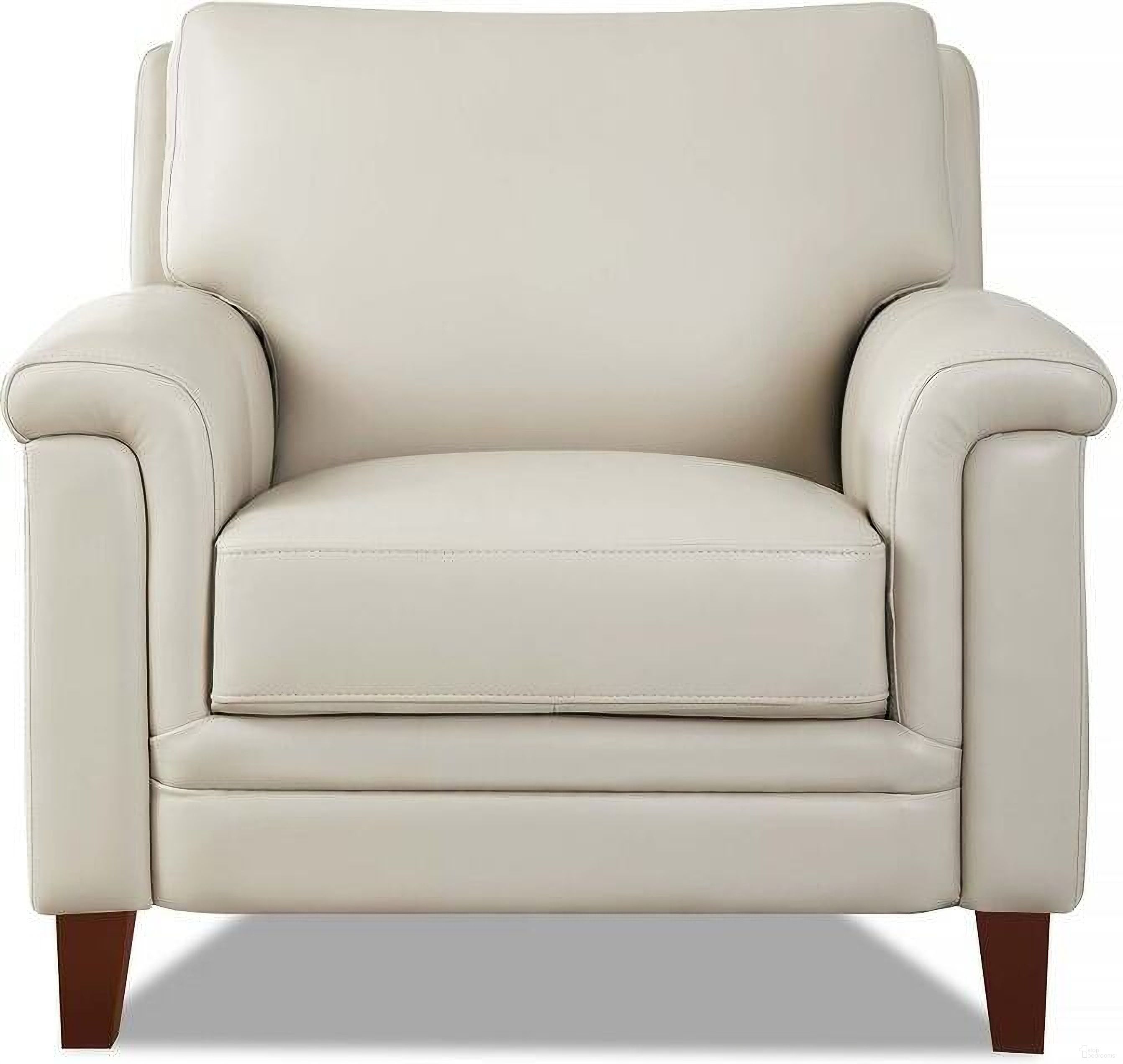 The appearance of Westcott Leather Chair In Vanilla designed by Hydeline in the modern / contemporary interior design. This vanilla piece of furniture was selected by 1StopBedrooms from Westcott Collection to add a touch of cosiness and style into your home. Sku: S091C1-U01-2519. Material: Leather.