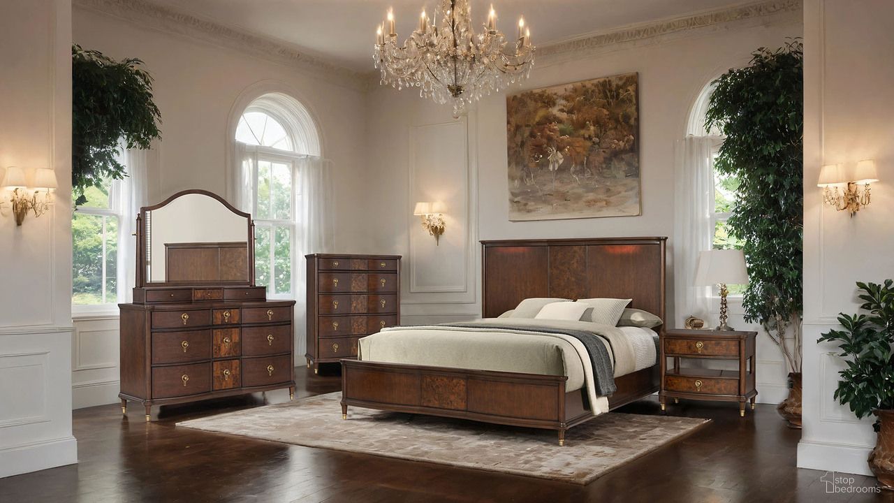 Westerham Bedroom Set In Dark Cherry