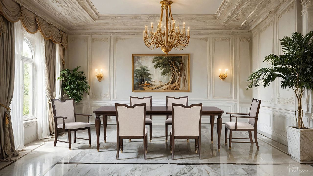 Marston Rectangular Extendable Dining Room Set