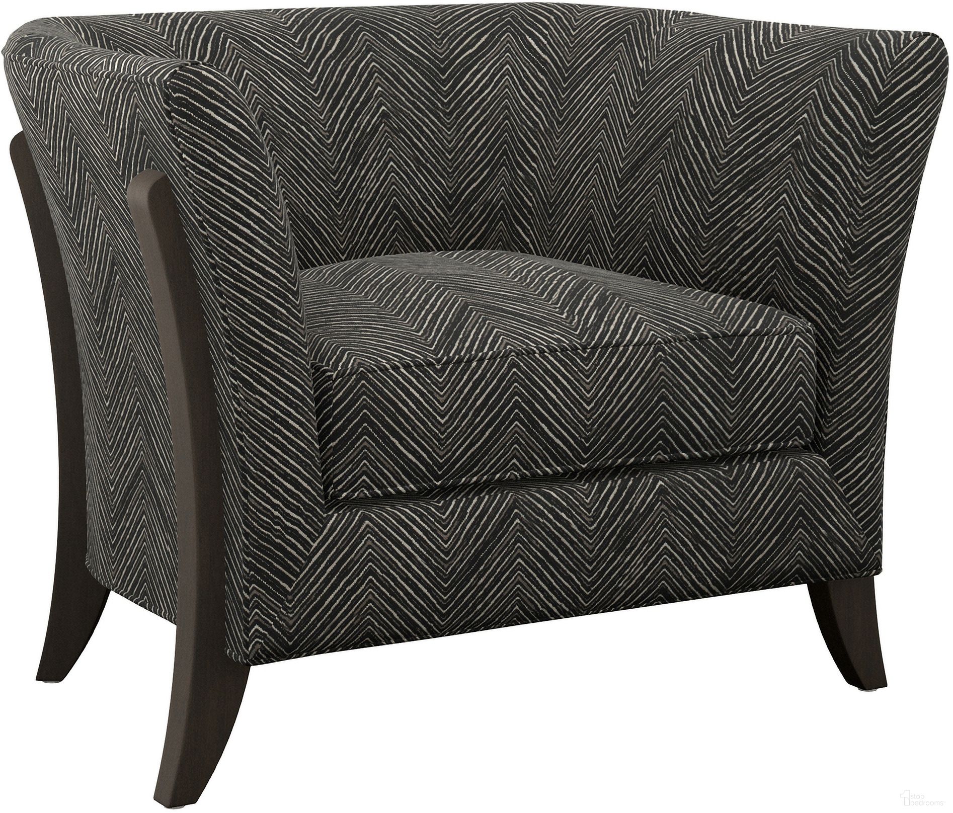 The appearance of Featured Upholstery Westgate Chair In Black designed by Lexington in the transitional interior design. This black piece of furniture was selected by 1StopBedrooms from Featured Upholstery Collection to add a touch of cosiness and style into your home. Sku: 1781-11-72. Material: Fabric.