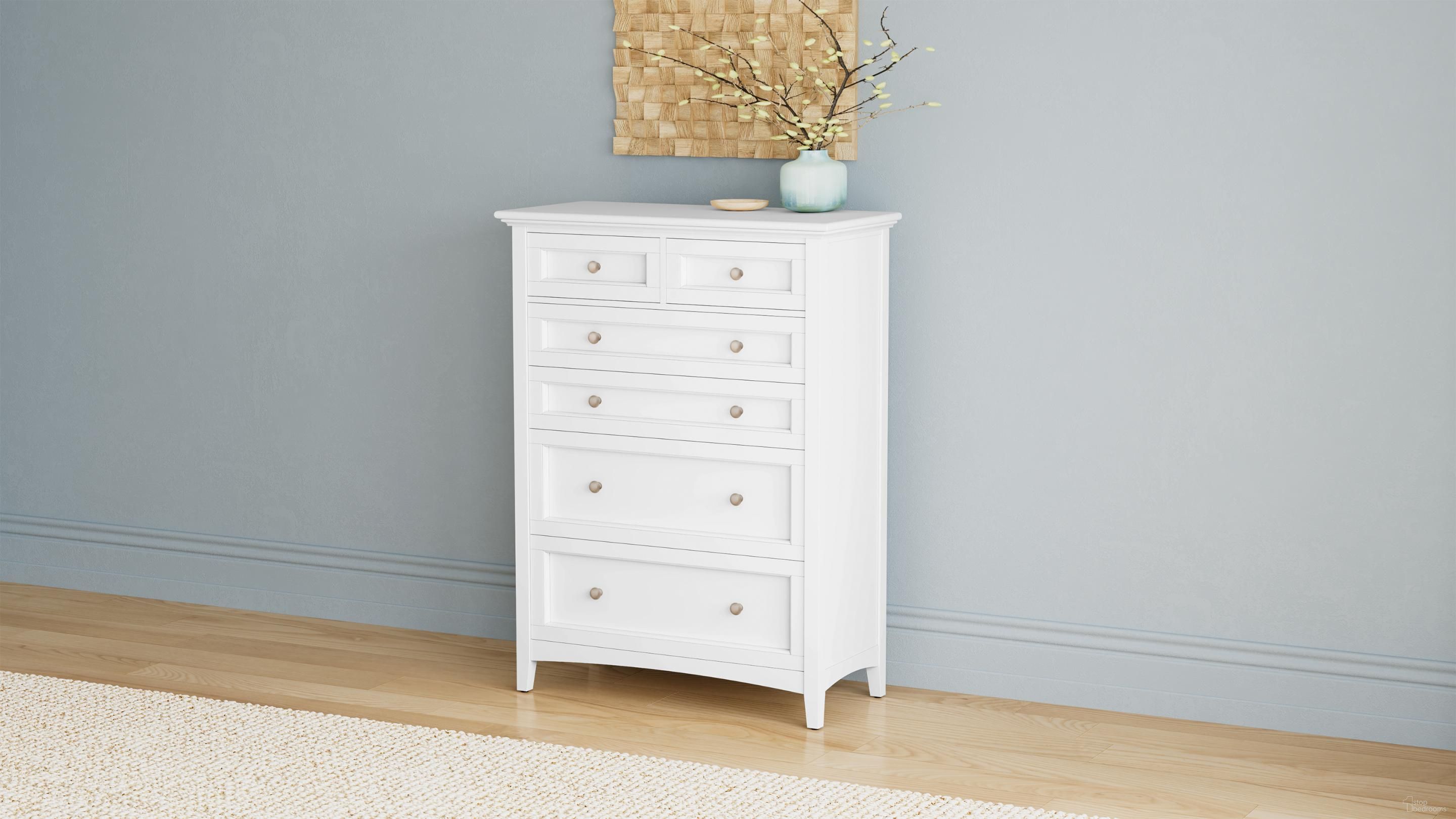 Westlake 6 Drawer Chest In White