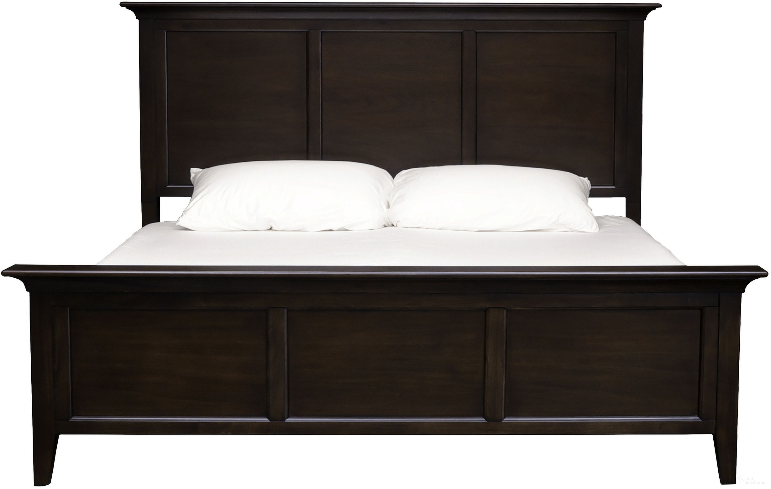 The appearance of Westlake Cherry Brown Queen Mansion Bed designed by A-America in the transitional interior design. This brown piece of furniture was selected by 1StopBedrooms from Westlake Collection to add a touch of cosiness and style into your home. Sku: WSLCB503U;WSLCB503V. Bed Type: Panel Bed. Material: Wood. Bed Size: Queen.