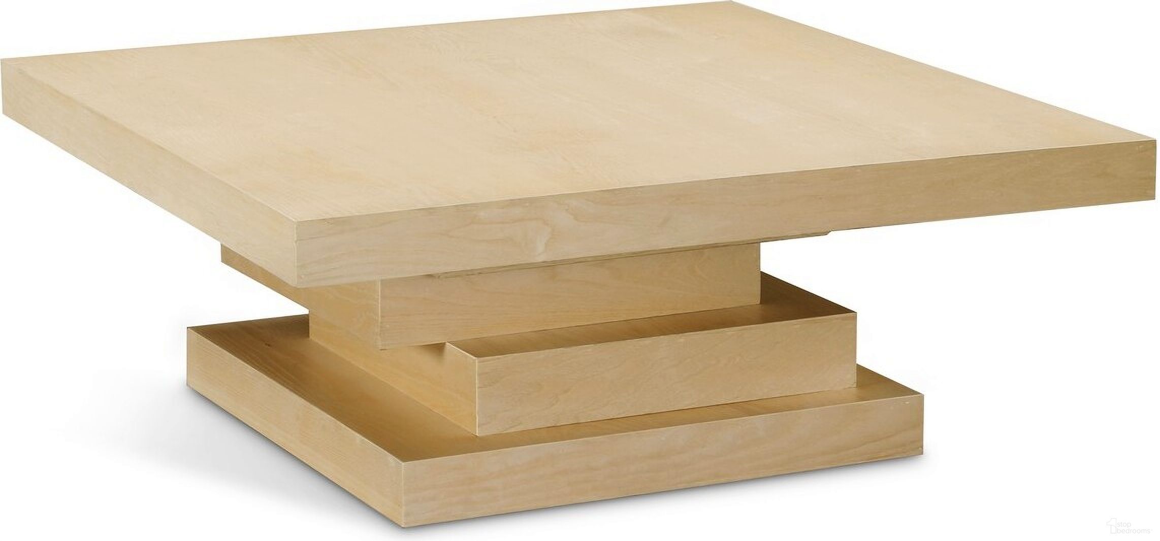 The appearance of Westmount Coffee Table In Natural designed by Meridian in the modern / contemporary interior design. This natural piece of furniture was selected by 1StopBedrooms from Westmount Collection to add a touch of cosiness and style into your home. Sku: 499Natural-CT Box 1/2 (Top);499Natural-CT Box 2/2 (Base). Material: MDF.