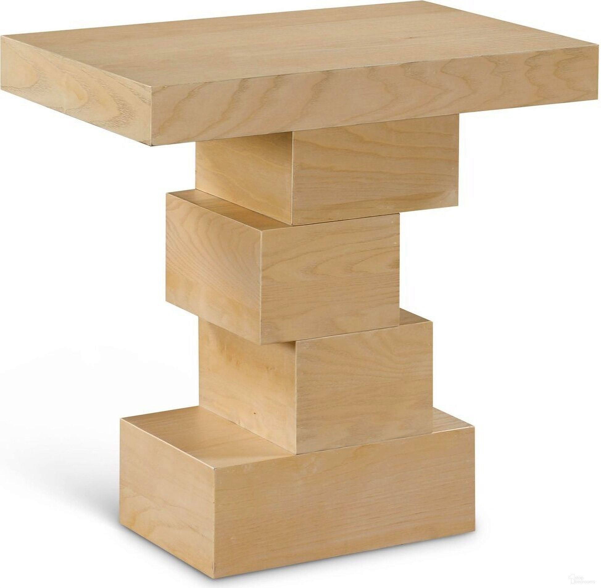 The appearance of Westmount End Table In Natural designed by Meridian in the modern / contemporary interior design. This natural piece of furniture was selected by 1StopBedrooms from Westmount Collection to add a touch of cosiness and style into your home. Sku: 499Natural-ET Box 1/2 (Top);499Natural-ET Box 2/2 (Base). Material: MDF.