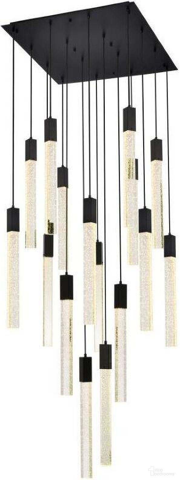 Weston 16 Lights Pendant In Black 2066G30BK