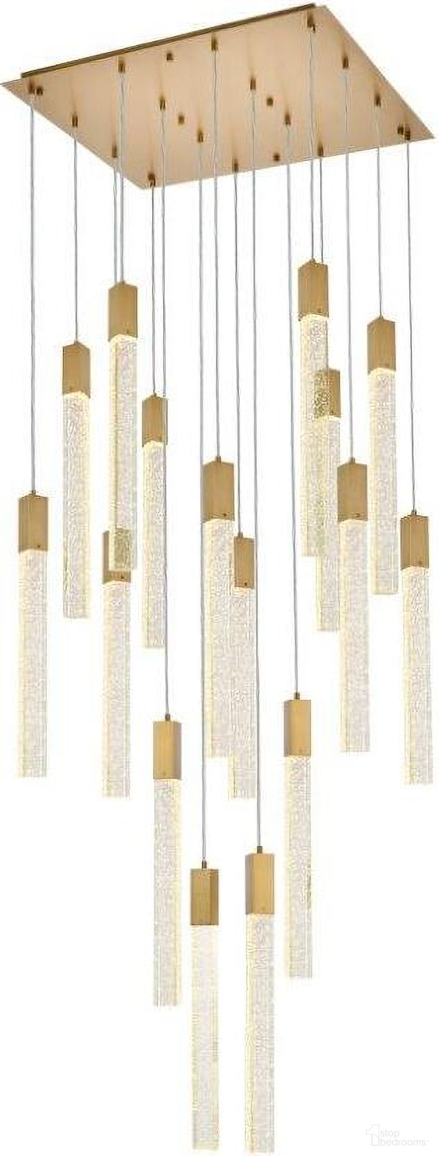 Weston 16 Lights Pendant In Satin Gold 2066G30SG