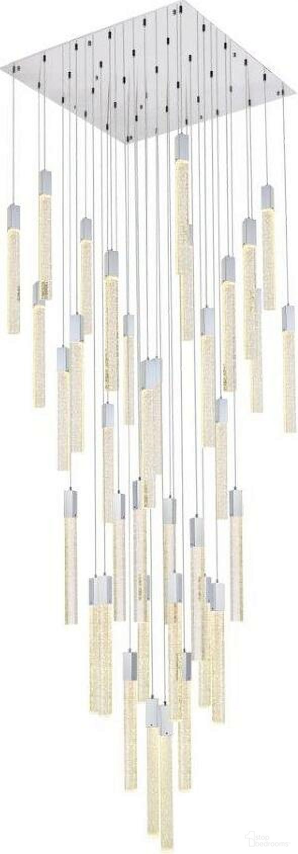 Weston 36 Lights Pendant In Chrome