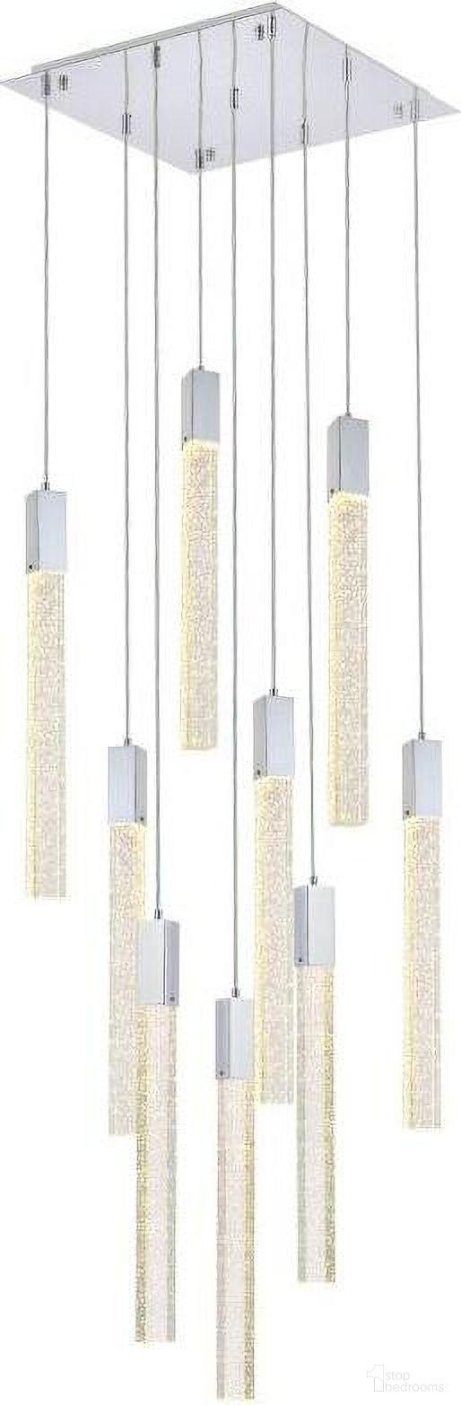 Weston 9 Lights Pendant In Chrome 2066D20C