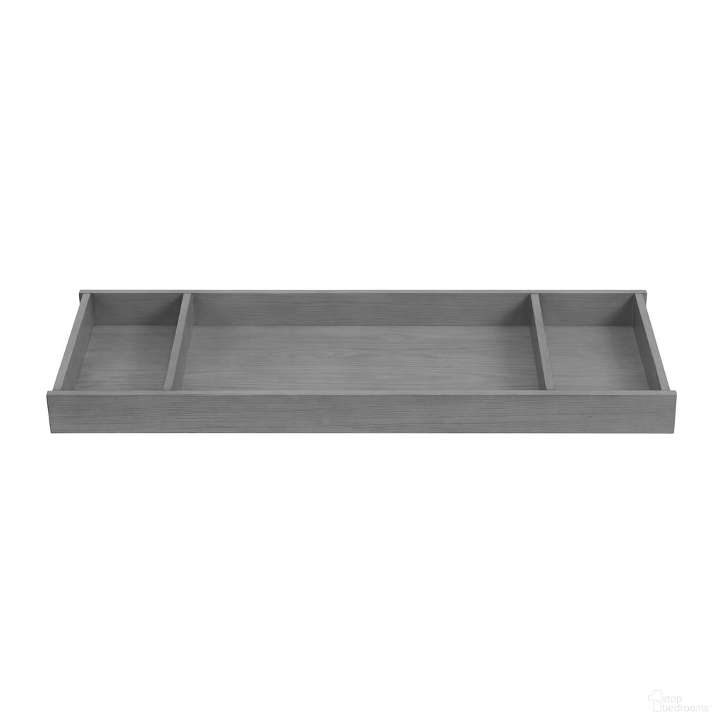 The appearance of Weston Changing Topper In Dusk Gray designed by Oxford Baby in the transitional interior design. This dusk gray piece of furniture  was selected by 1StopBedrooms from Weston Collection to add a touch of cosiness and style into your home. Sku: 12165530. Material: Wood.