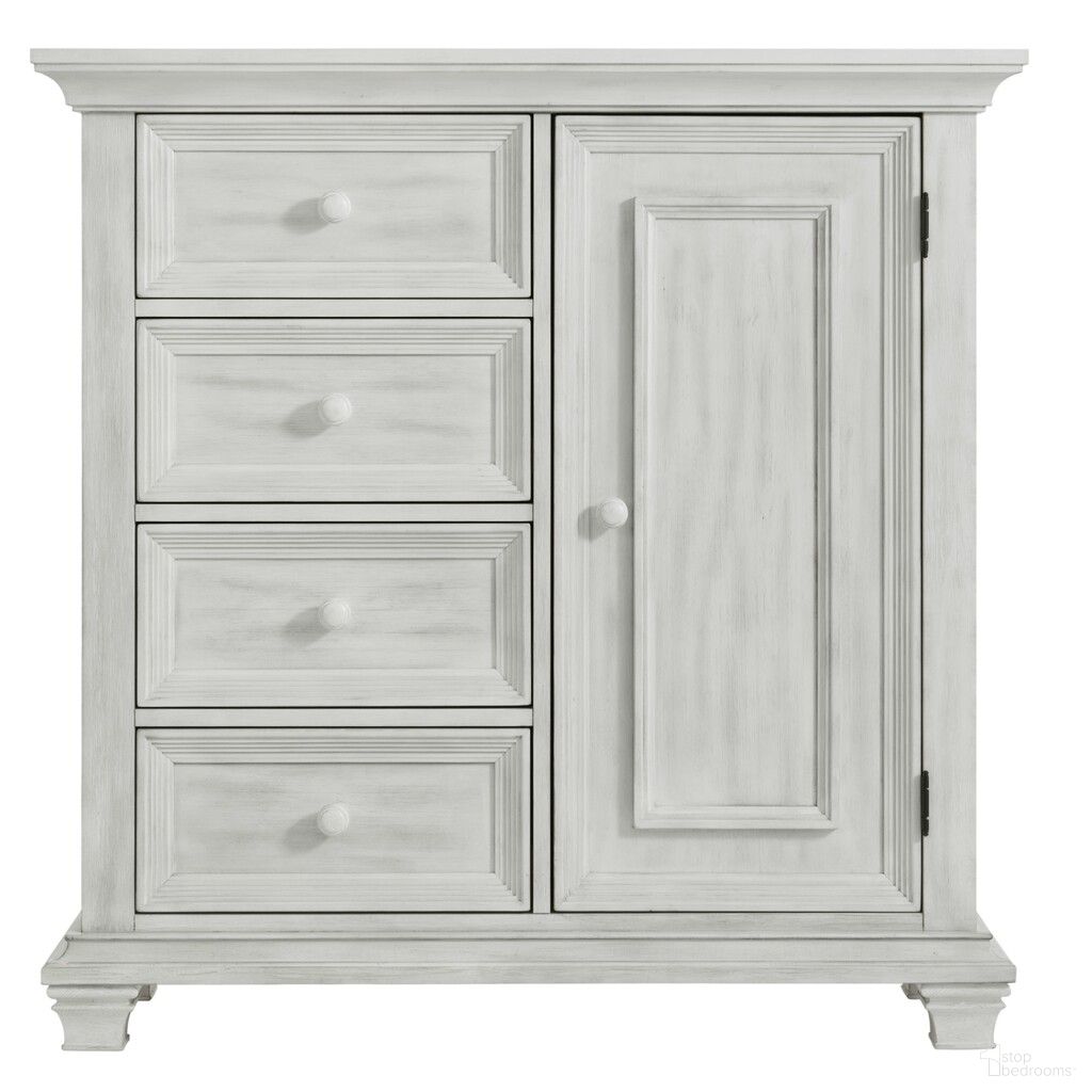 The appearance of Weston Chifferobe In Vintage White designed by Oxford Baby in the transitional interior design. This vintage white piece of furniture was selected by 1StopBedrooms from Weston Collection to add a touch of cosiness and style into your home. Sku: 12145411. Material: Wood.