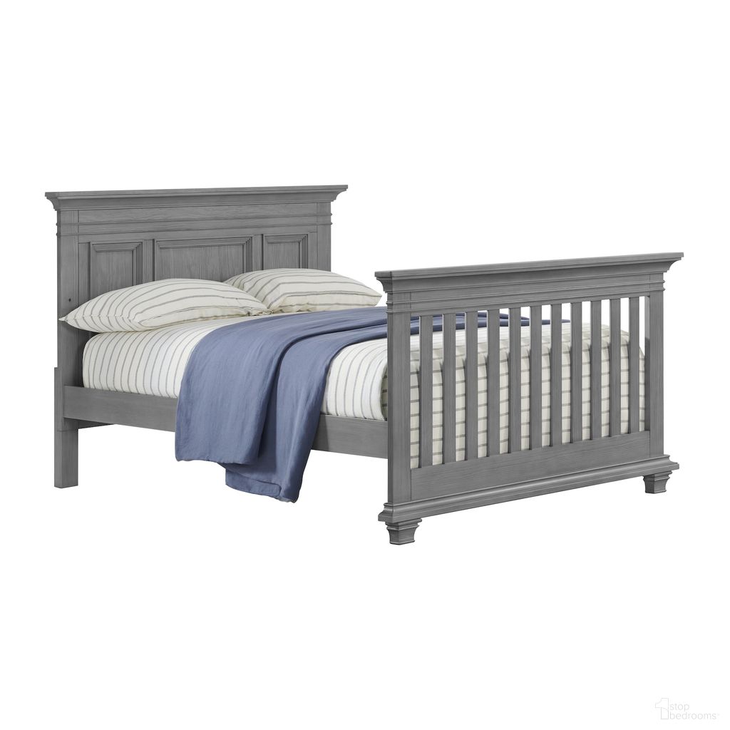 The appearance of Weston Full Bed Conversion Kit In Dusk Gray designed by Oxford Baby in the transitional interior design. This dusk gray piece of furniture was selected by 1StopBedrooms from Weston Collection to add a touch of cosiness and style into your home. Sku: 12188530. Material: Wood.