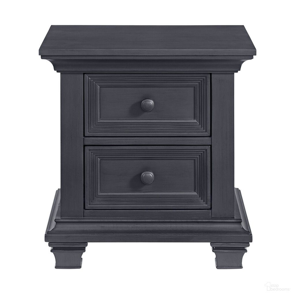 Weston Nightstand In Midnight Slate