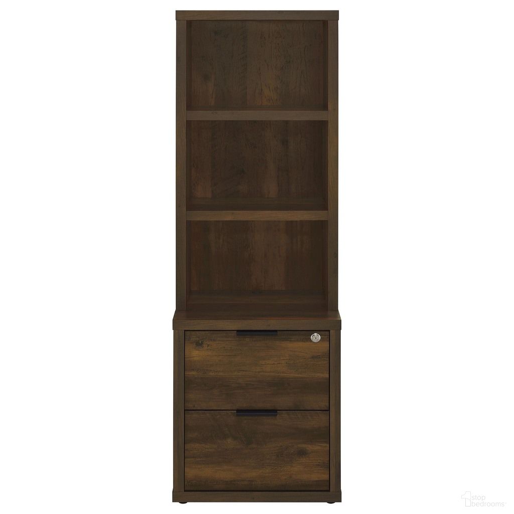 The appearance of Westpark 3-Shelf Bookcase USB and Lockable Drawer In Dark Pine designed by Coaster in the transitional interior design. This dark pine piece of furniture was selected by 1StopBedrooms from Westpark Collection to add a touch of cosiness and style into your home. Sku: 802713. Material: Particle Board.