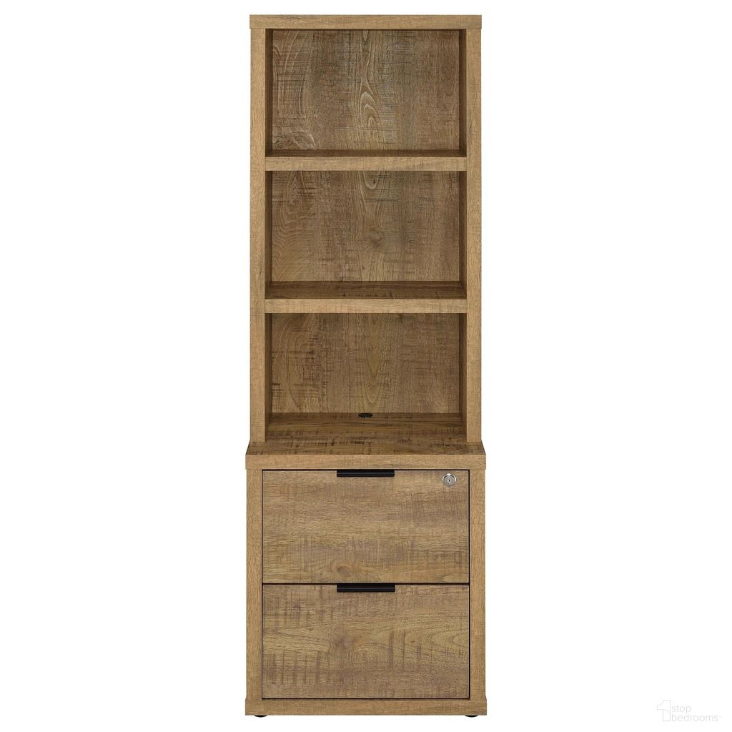 The appearance of Westpark 3-Shelf Bookcase USB and Lockable Drawer In Mango designed by Coaster in the modern / contemporary interior design. This mango piece of furniture was selected by 1StopBedrooms from Westpark Collection to add a touch of cosiness and style into your home. Sku: 802693. Material: Particle Board.