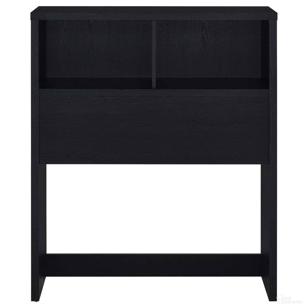 The appearance of Westpark 49 Inch Twin Bookcase Headboard In Black designed by Coaster in the modern / contemporary interior design. This black piece of furniture  was selected by 1StopBedrooms from Westpark Collection to add a touch of cosiness and style into your home. Sku: 315851T. Bed Size: Twin. Material: Particle Board.