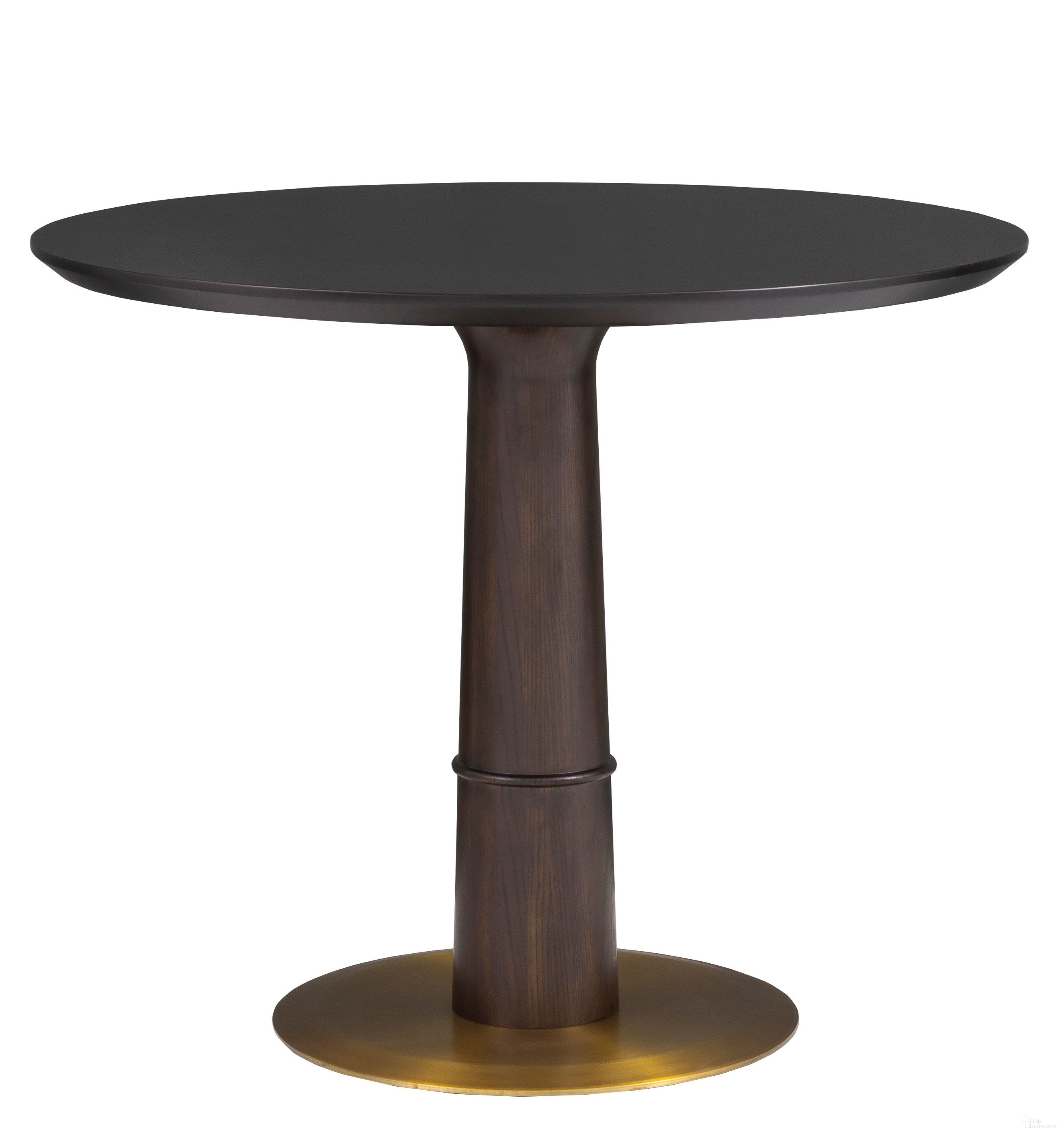 The appearance of Westwood Dining Table In Graphite designed by Fairfield Chair in the traditional interior design. This graphite piece of furniture  was selected by 1StopBedrooms from Westwood Collection to add a touch of cosiness and style into your home. Sku: 8872-36. Table Base Style: Pedestal. Table Top Shape: Round. Size: 36". Material: Solid Oak.