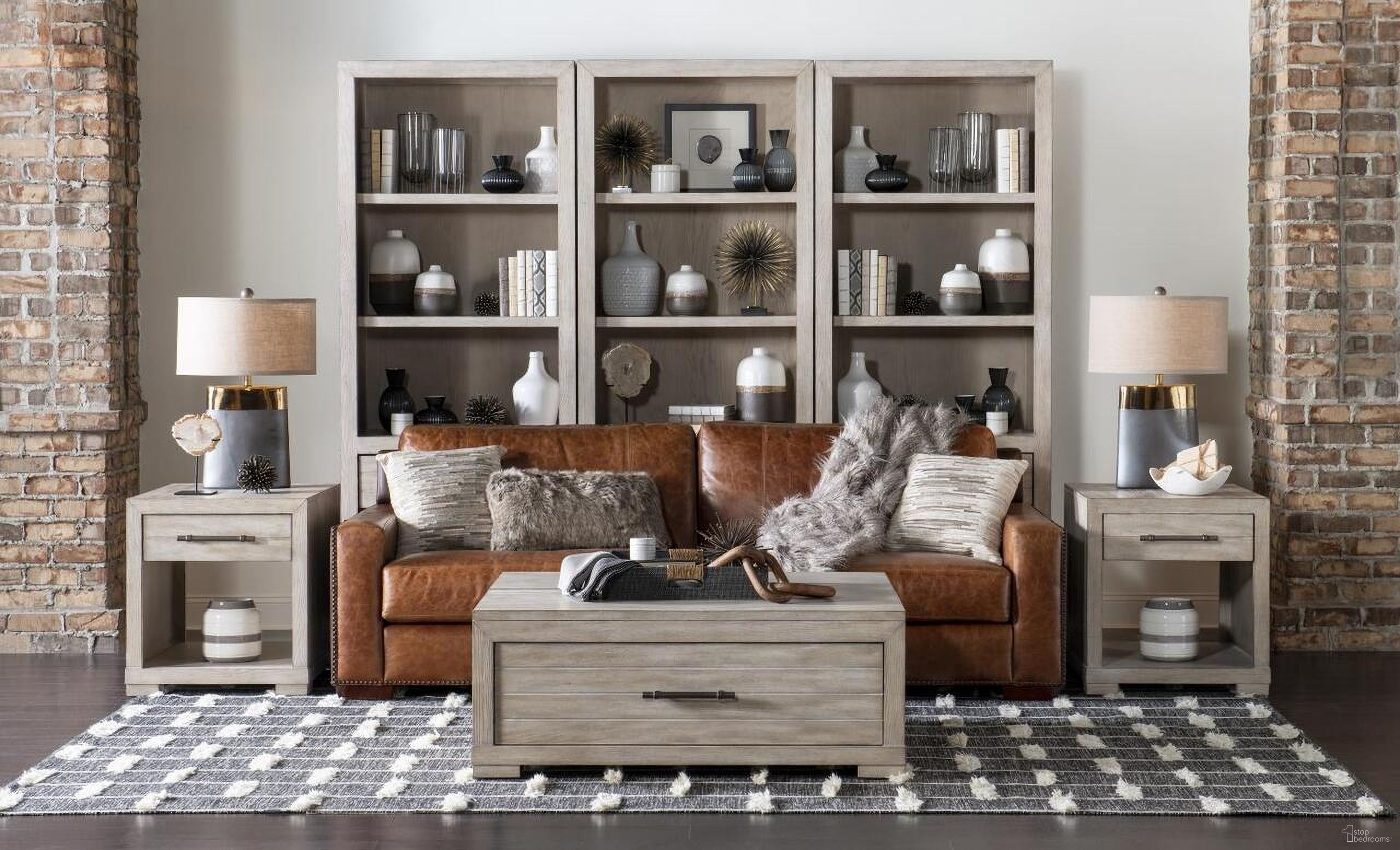 The appearance of Westwood Occasional Table Set In Weathered Oak designed by Legacy Classic in the rustic / southwestern interior design. This weathered oak piece of furniture was selected by 1StopBedrooms from Westwood Collection to add a touch of cosiness and style into your home. Sku: 1732-903;1732-507. Material: Solid Hardwood.