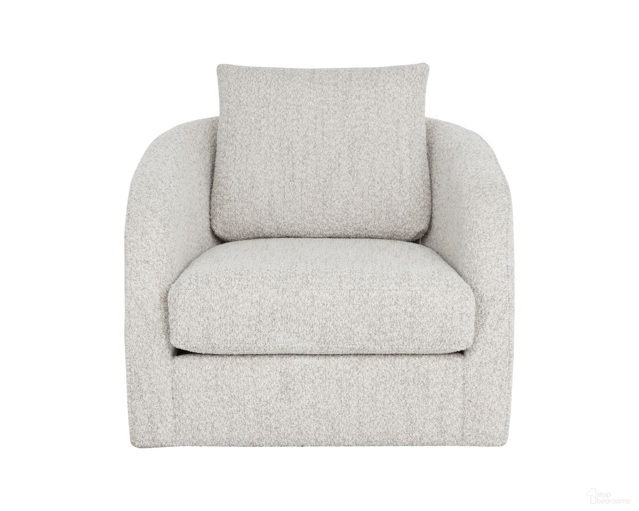 Wexford Swivel Lounge Chair In Sauble Greige