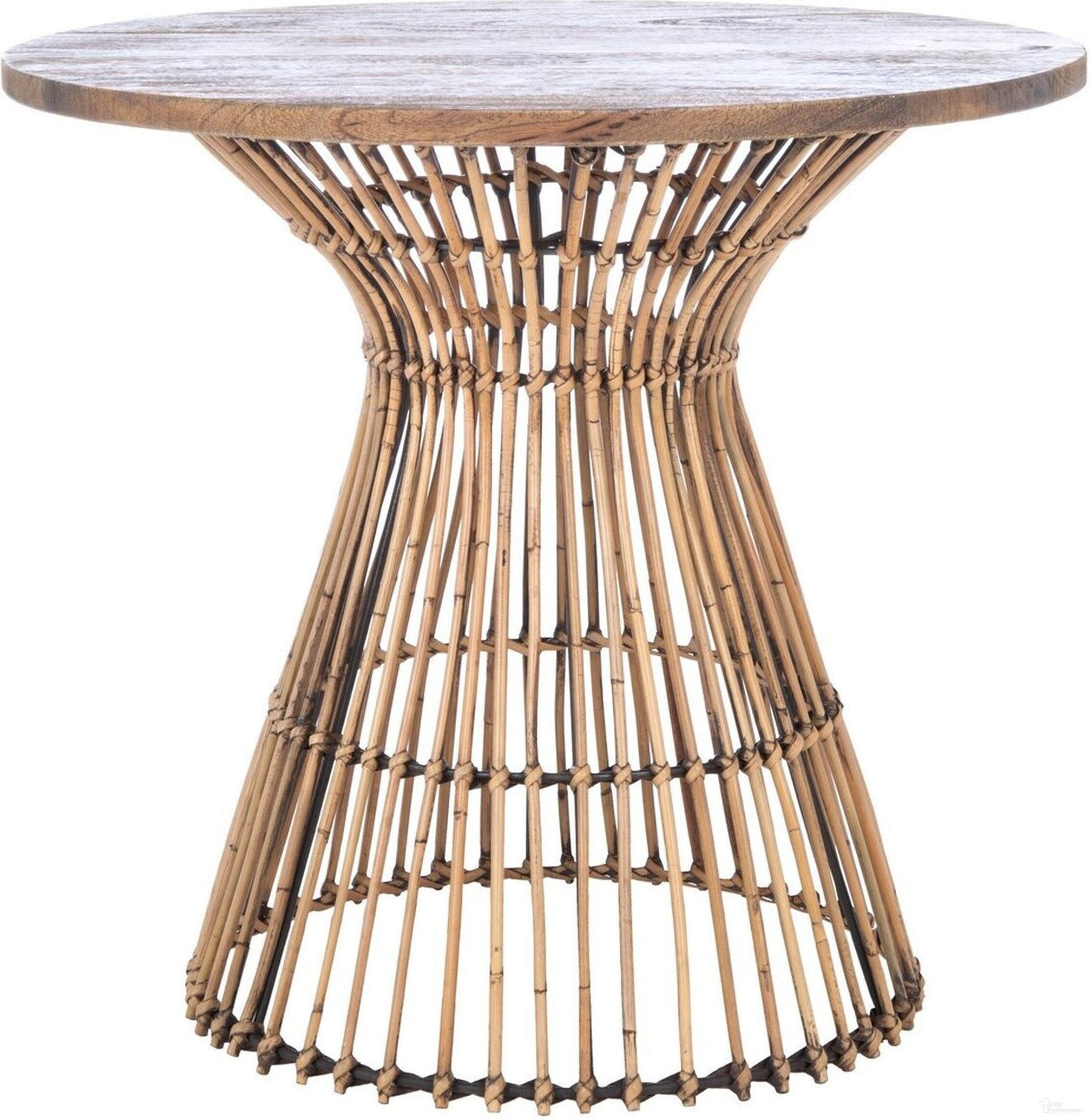 The appearance of Whent Round Accent Table in Brown designed by Safavieh in the coastal interior design. This brown piece of furniture  was selected by 1StopBedrooms from Whent Collection to add a touch of cosiness and style into your home. Sku: ACC6500B. Material: Wood.