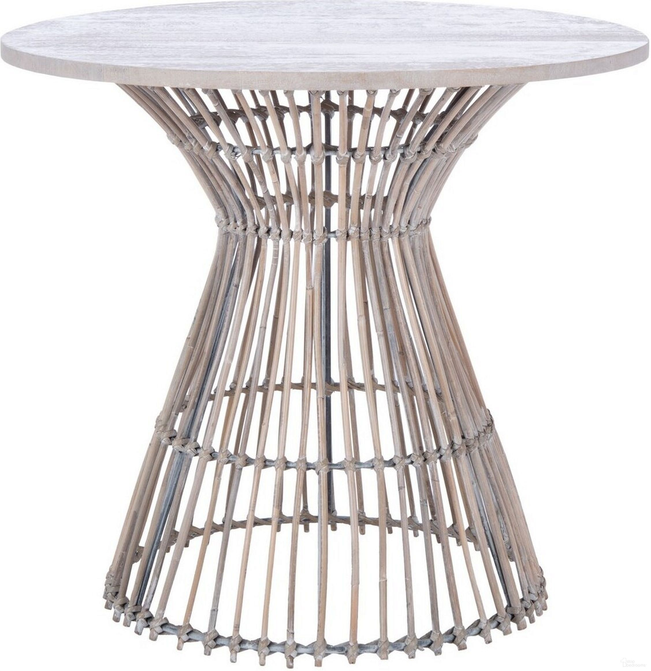 The appearance of Whent Round Accent Table in Grey designed by Safavieh in the coastal interior design. This grey piece of furniture  was selected by 1StopBedrooms from Whent Collection to add a touch of cosiness and style into your home. Sku: ACC6500A. Material: Wood.