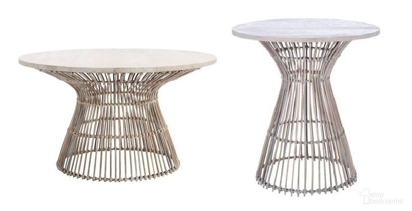 Whent Round Occasional Table Set In Grey