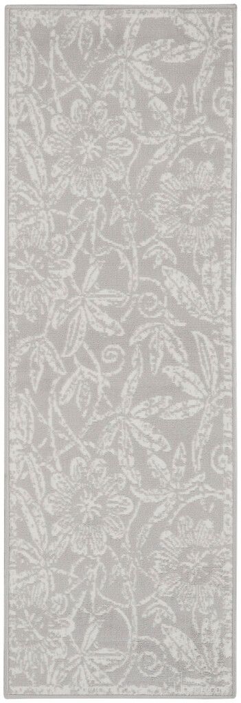 Whimsicle 2' x 8' Farmhouse Indoor Rug In Grey