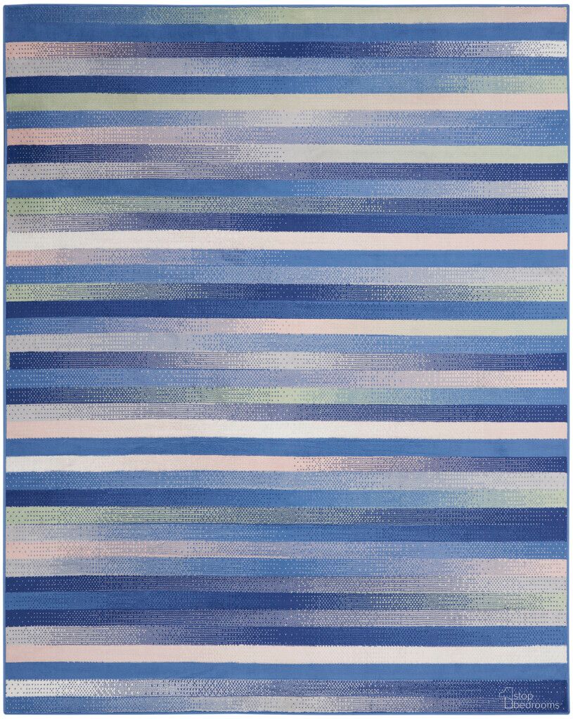 Whimsicle 8'4" x 11'6" Indoor Rug In Blue Multi