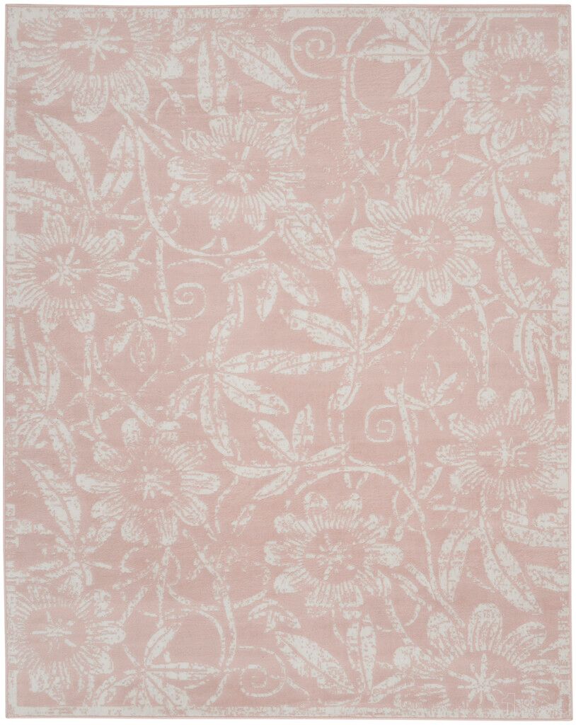 Whimsicle 8'4" x 11'6" Indoor Rug In Pink