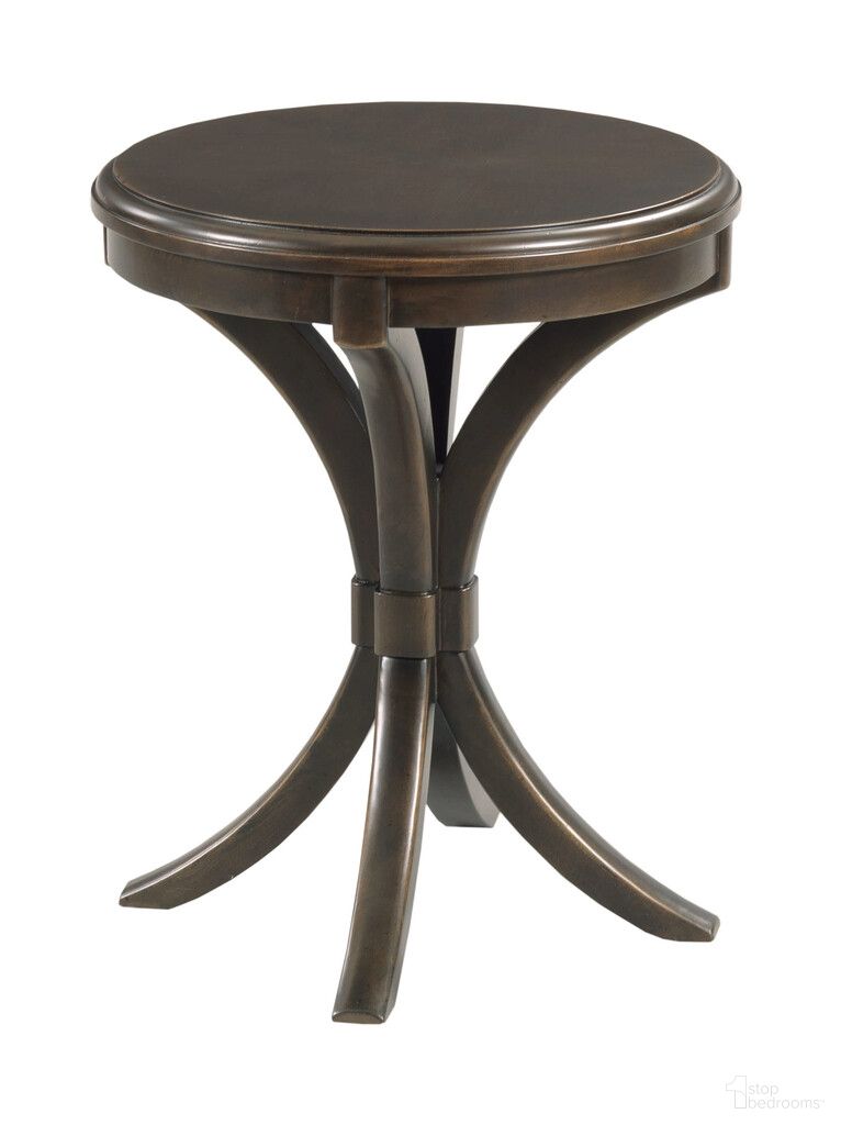 Whitaker Round Spot Table In Black Denim