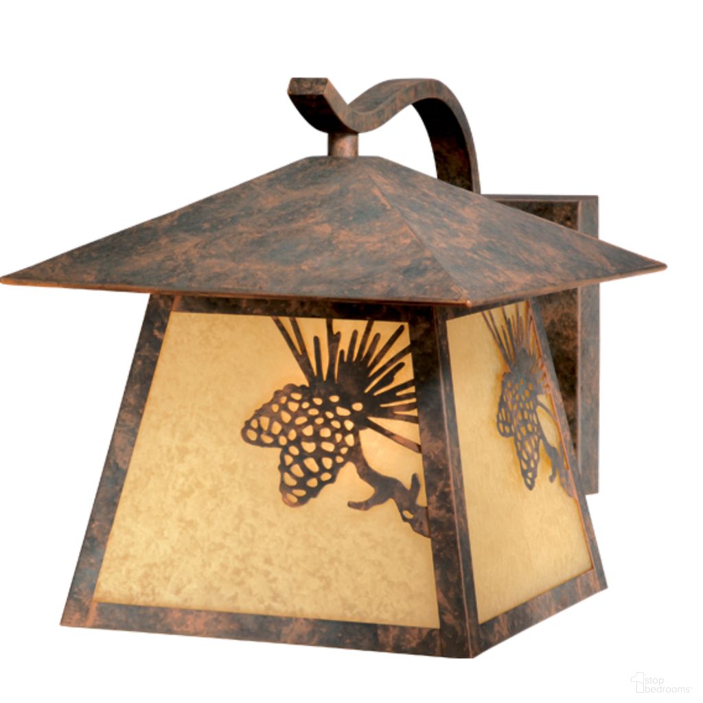 The appearance of Whitebark 9.25 Inch Outdoor Wall Light In Olde World Patina designed by Vaxcel in the rustic / southwestern interior design. This olde world patina piece of furniture was selected by 1StopBedrooms from Whitebark Collection to add a touch of cosiness and style into your home. Sku: OW50593OA. Material: Steel.