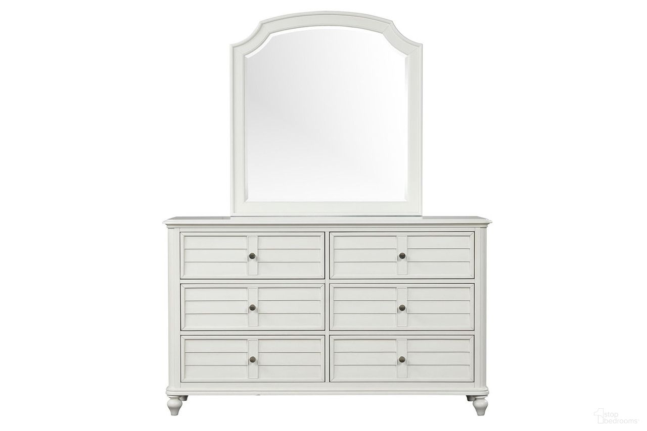 The appearance of Whitehaven Dresser In Antique White designed by Furniture of America in the transitional interior design. This antique white piece of furniture was selected by 1StopBedrooms from Whitehaven Collection to add a touch of cosiness and style into your home. Sku: FM7708WH-D. Material: Rubberwood.