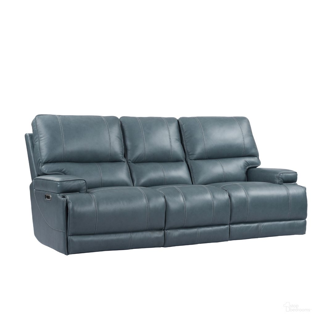 The appearance of Whitman Verona Azure Cordless Power Reclining Sofa designed by Parker House in the modern / contemporary interior design. This gray piece of furniture was selected by 1StopBedrooms from Whitman Collection to add a touch of cosiness and style into your home. Sku: MWHI#832PH-P25-VAZ. Material: Top Grain Leather.